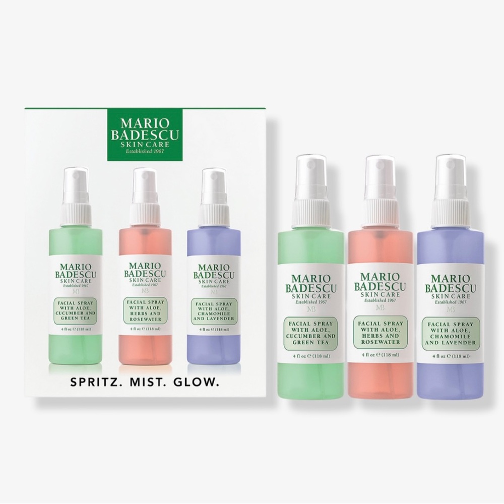 Mario Badescu spritz. mist. glow. set
